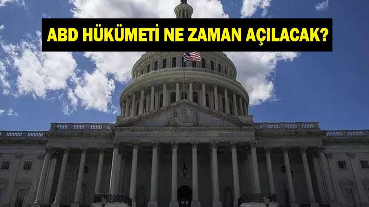 ABD hükümeti ne zaman açılacak? ABD hükümeti açılış tarihi belli oldu mu?