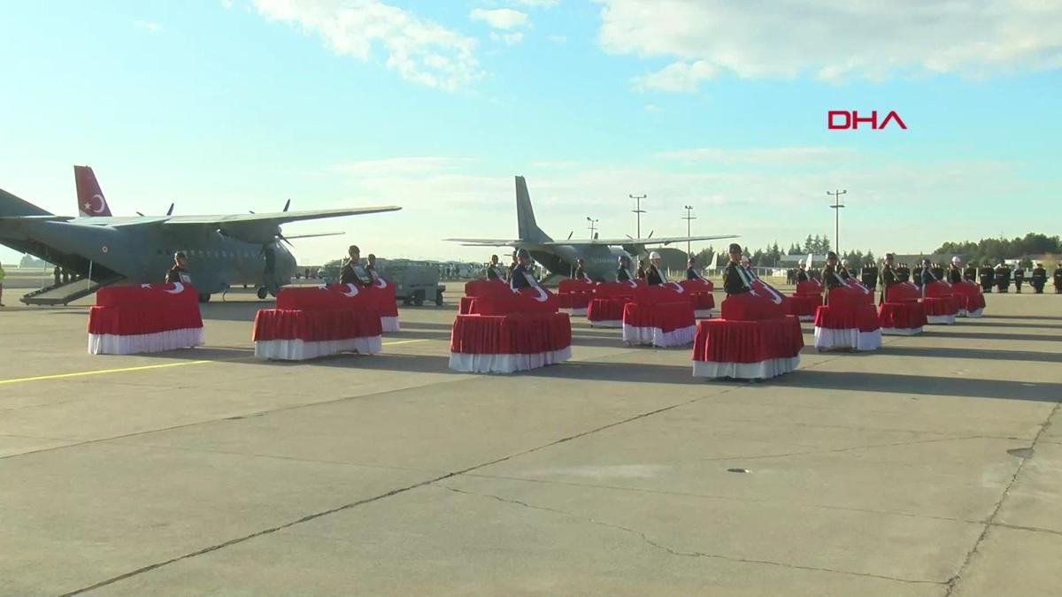 Kahramanlara veda! 20 şehidimizi uğurluyoruz