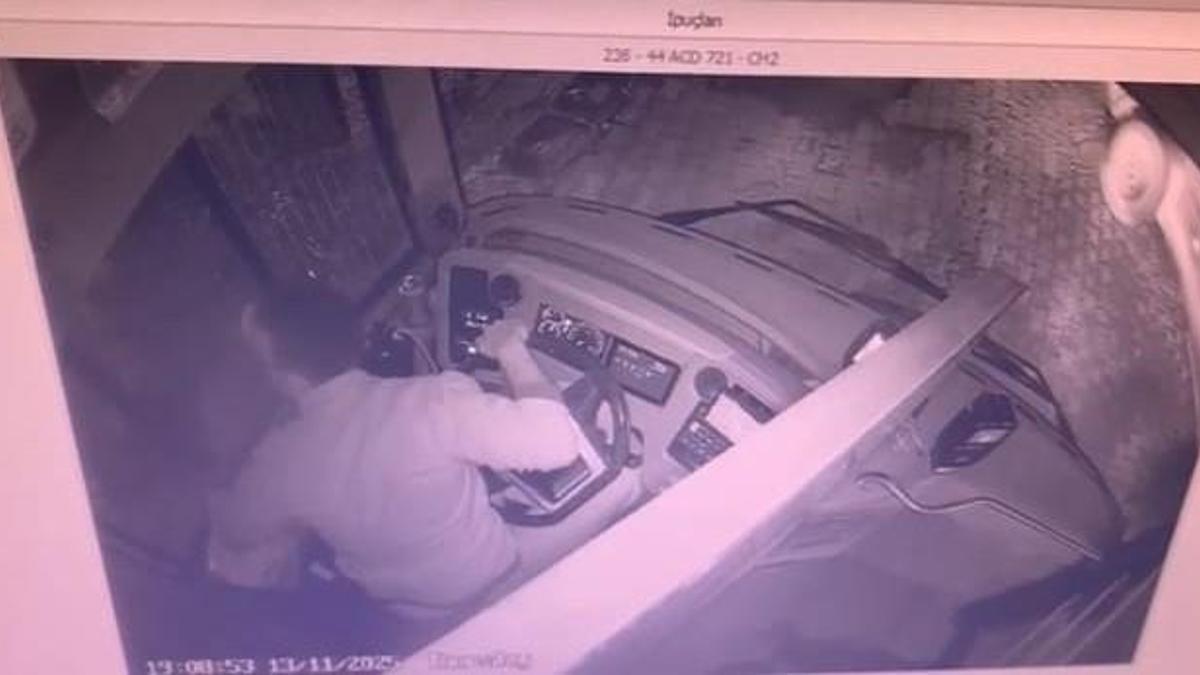 Malatyada otobüse silahlı saldırı! O anlar kamerada