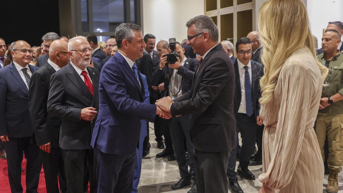 CHP Genel Başkanı Özel, KKTC Cumhuriyet Bayramı Resepsiyonu'na katıldı