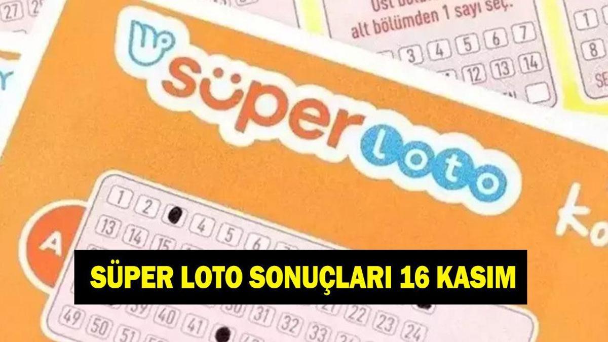 16 KASIM SÜPER LOTO SONUÇLARI! MPİ Süper Loto sonuç sorgulama ekranı