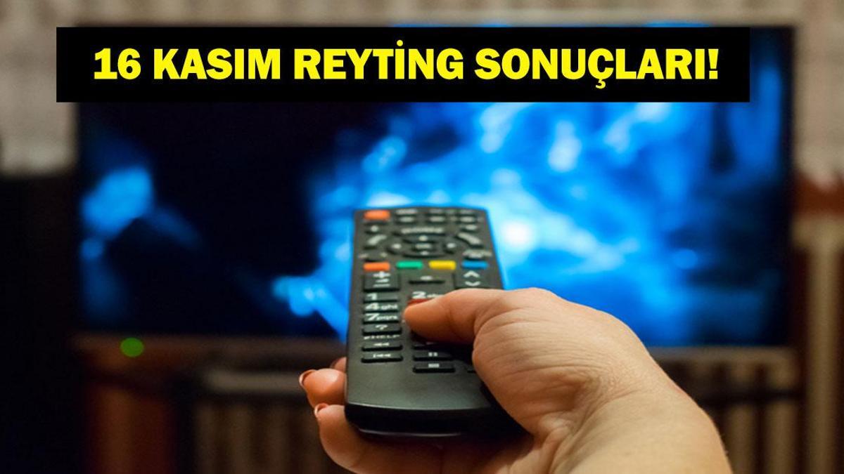 16 KASIM REYTİNG SONUÇLARI: Kim Milyoner Olmak İster?, Güller ve Günahlar, Sahtekarlar, Bereketli Topraklar, Çarpıntı, Teşkilat, MasterChef Türkiye gecenin birincisi kim oldu? İşte 16 Kasım reytingleri...