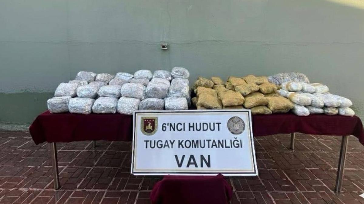 MSB: Van hudut hattında 109 kilo uyuşturucu ele geçirildi