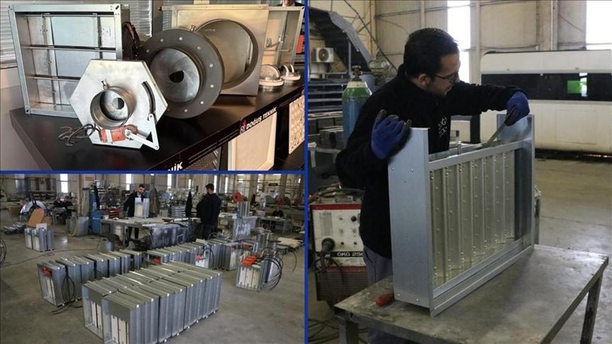 Tekirdağ'dan 20 ülkeye havalandırma ekipmanı ihracatı