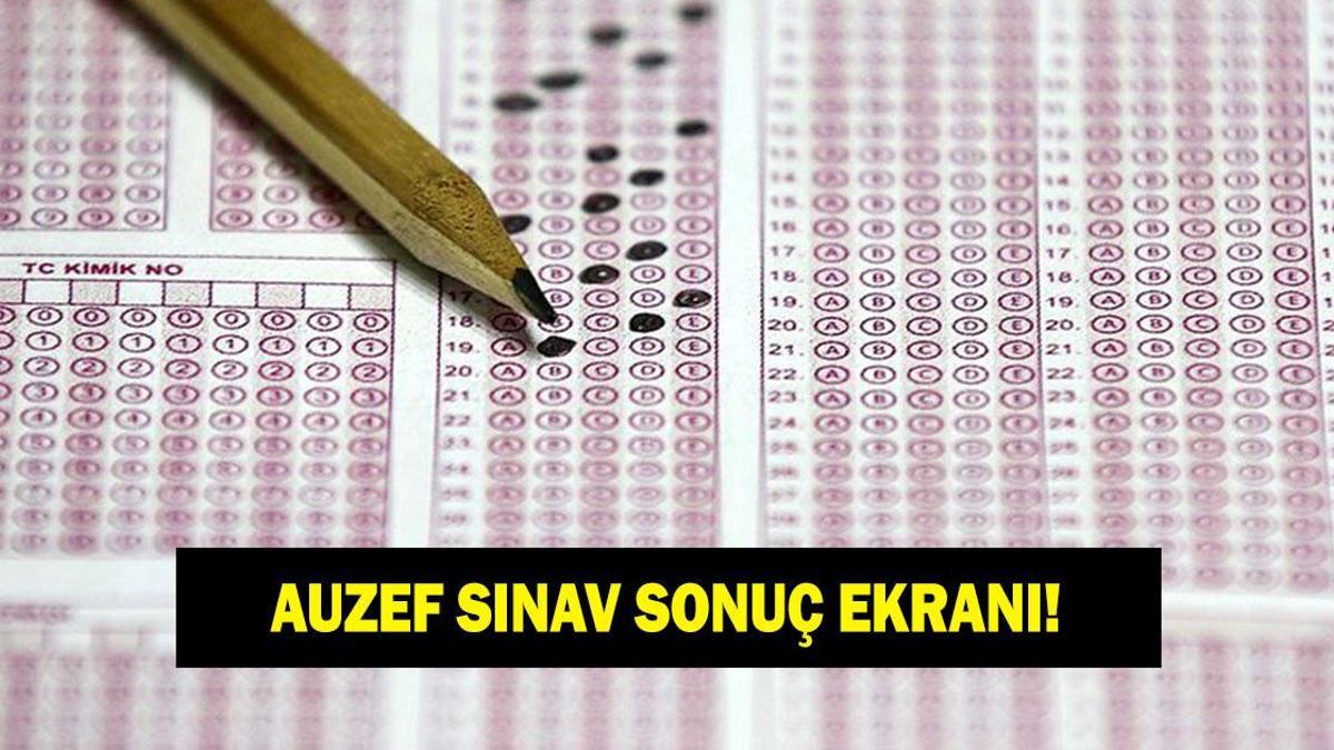 AUZEF SINAV SONUÇ EKRANI! 2025 AUZEF vize (ara sınav) sonuçları ne zaman açıklanacak?