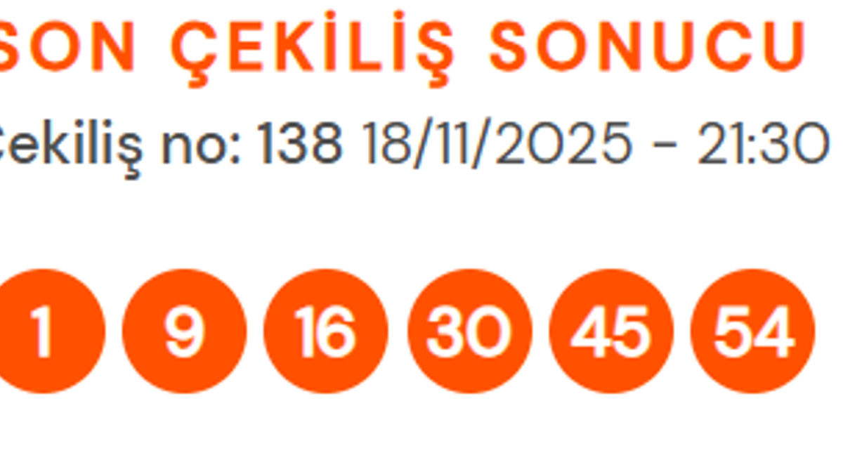 SÜPER LOTO SONUÇLARI 20 KASIM! MPİ Süper Loto çekiliş sonuçları bilet sorgulama linki