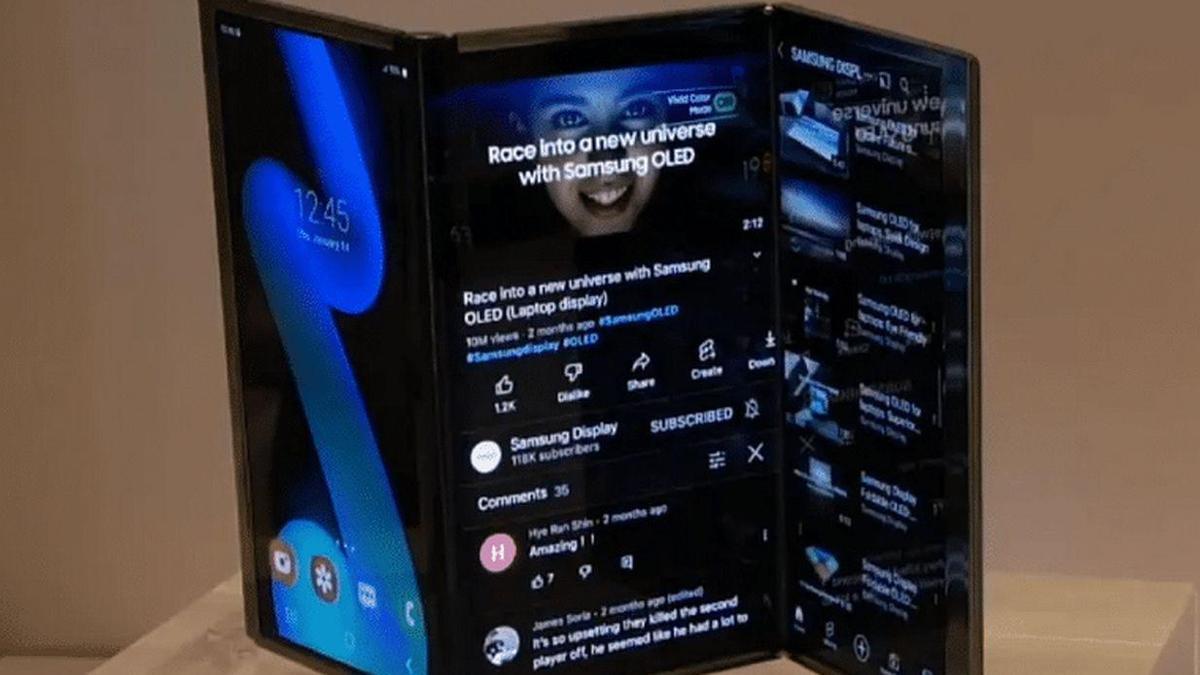 Üç katlı telefon ABDde testlere başladı