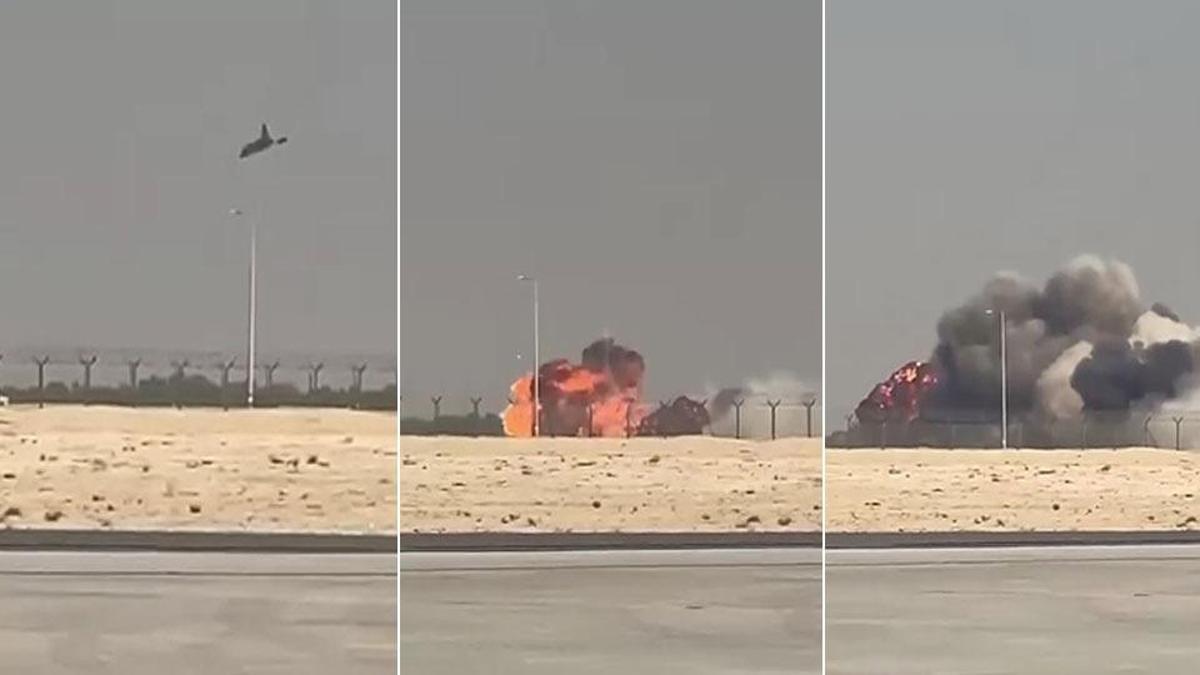 SON DAKİKA...Hindistan'a ait savaş uçağı, Dubai'de…