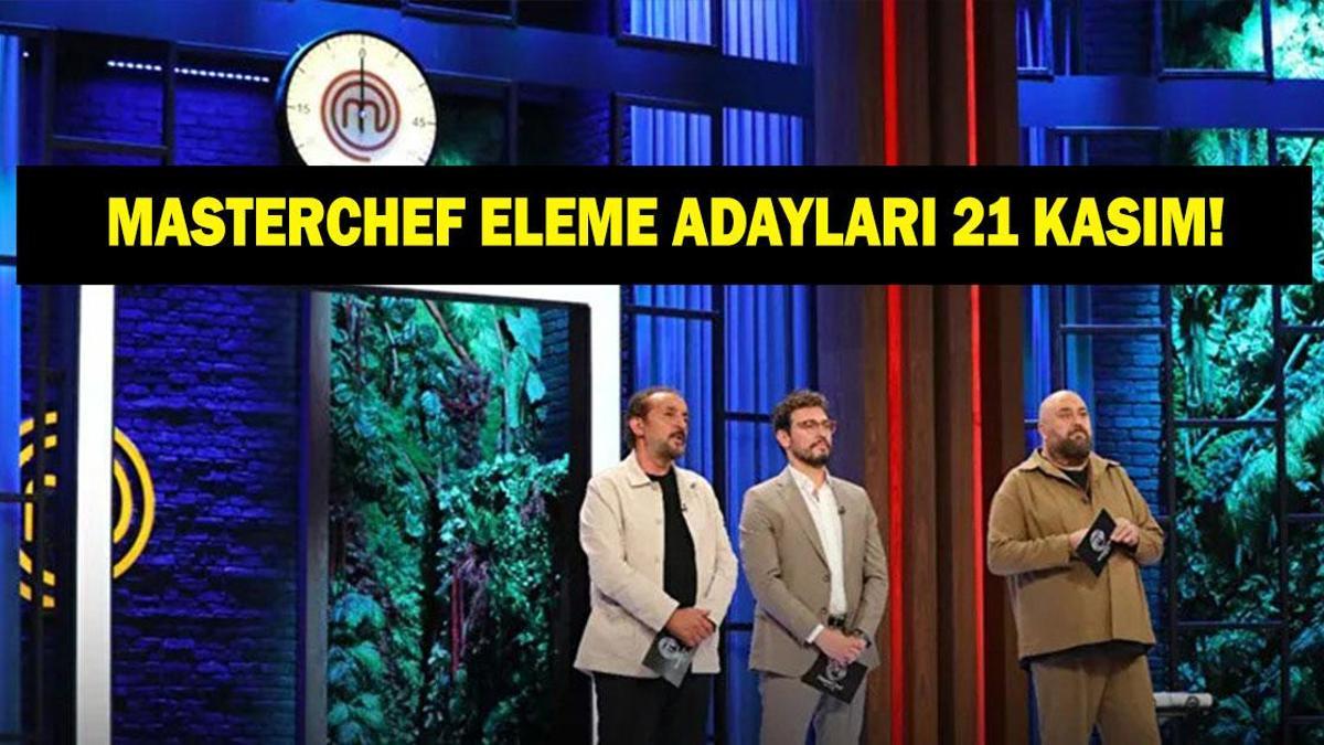 MASTERCHEF ELEME ADAYLARI 21 KASIM! Masterchef'te potaya kim gitti? Dokunulmazlığı kim kazandı?