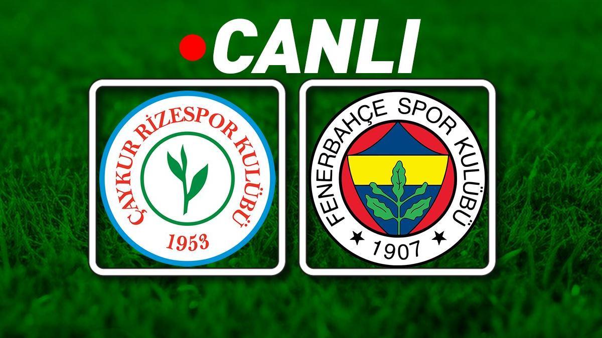 Fenerbahçe, Çaykur Rizespor deplasmanında! Muhtemel 11'ler…