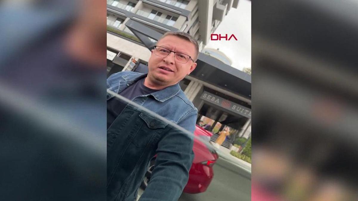 Trafikteki kavga kameralara yansıdı