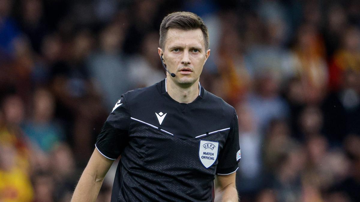 Breidablik - Samsunspor maçının hakemi Denys Shurman oldu