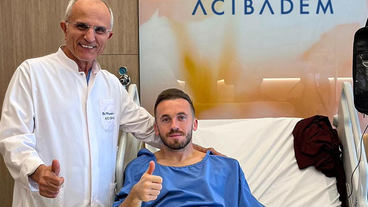 Son Dakika Spor Haberi | Trabzonsporda Edin Visça, ameliyat oldu