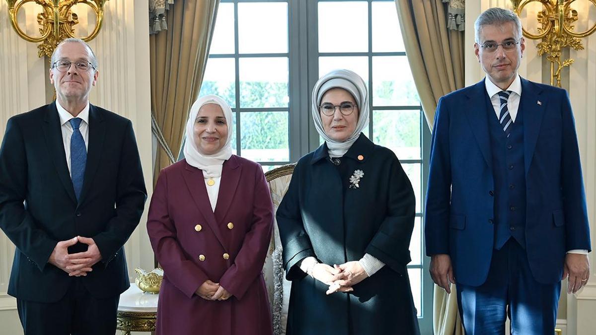 Emine Erdoğan, DSÖ heyetiyle görüştü