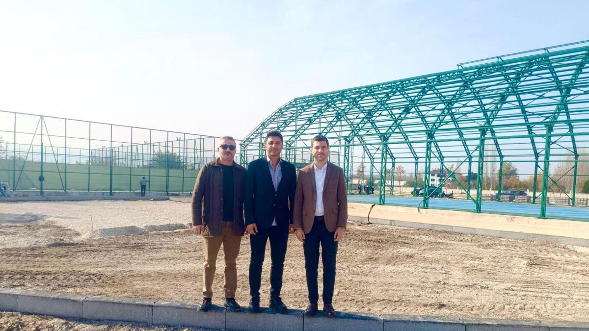 Türkiye Tenis Federasyonundan Erbaadaki tesise ziyaret