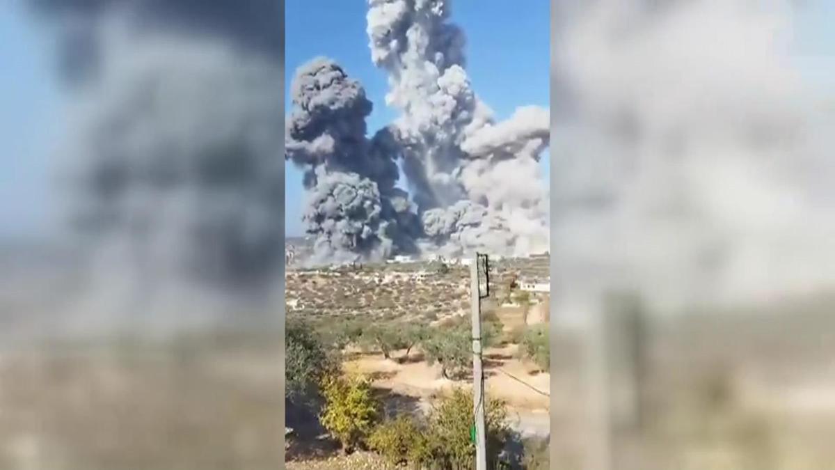 SON DAKİKA | İdlib'de şiddetli patlama: Çok sayıda kişi yaralandı