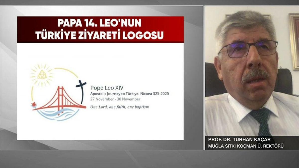 Uzman isim CNN TÜRK'te yorumladı: Papa 14. Leonun Türkiye ziyareti logosu