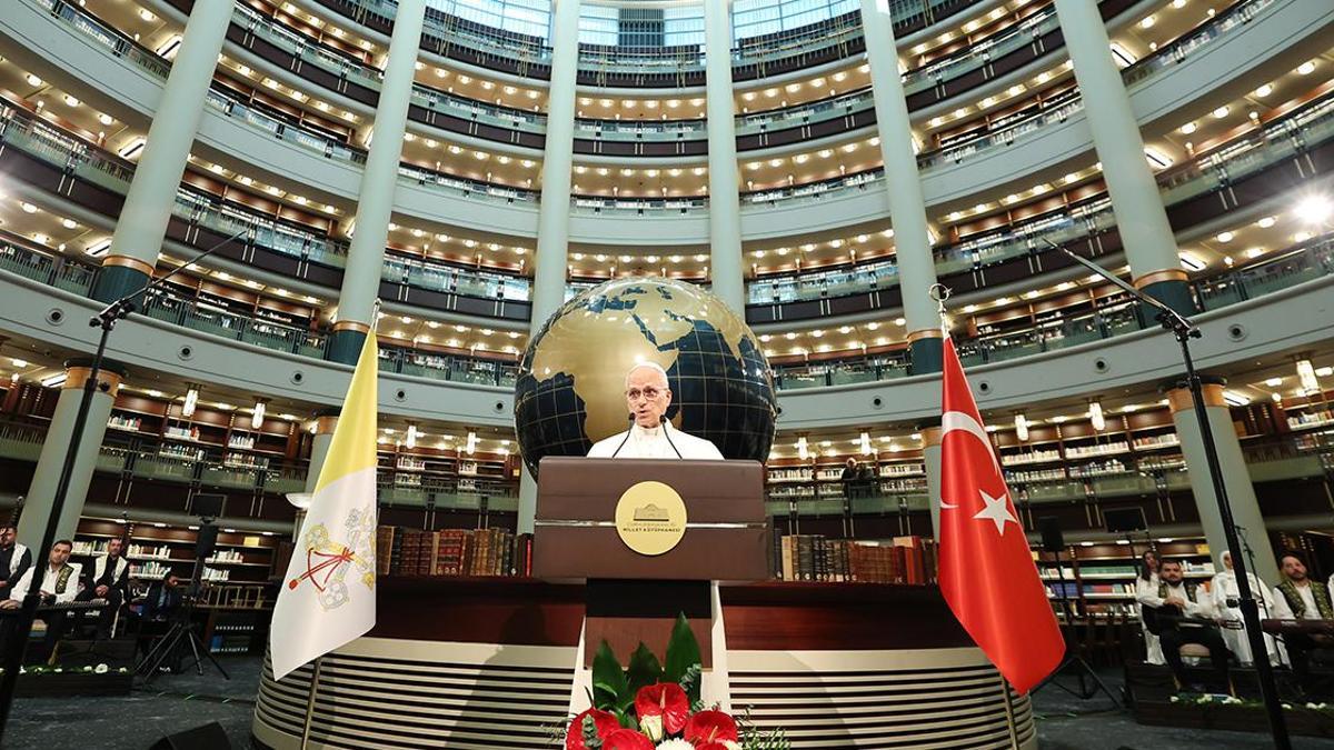 Erdoğan ve Papa dünyaya mesajlarını oradan verdi! Cihannüma Salonu'nun önemi ne?