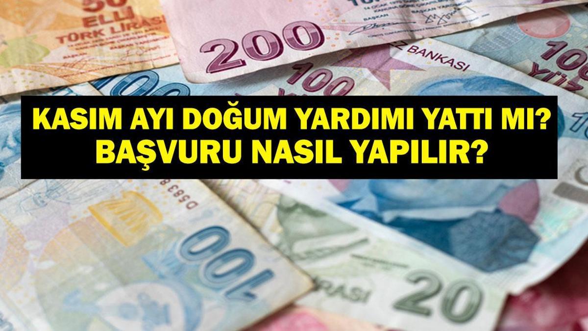 KASIM AYI DOĞUM YARDIMI 2025: Kasım Ayı 5000 TL Doğum Yardımı Yattı Mı? Doğum Parası Başvurusu Nasıl Yapılır, Nereden?
