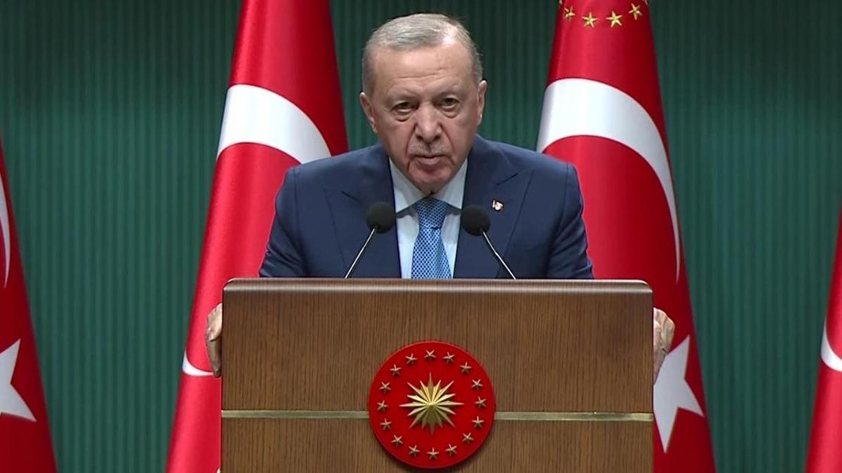 SON DAKİKA HABERİ: Kabine Toplantısı sona erdi! Cumhurbaşkanı Erdoğan: KIZILELMA bir ilke imza attı