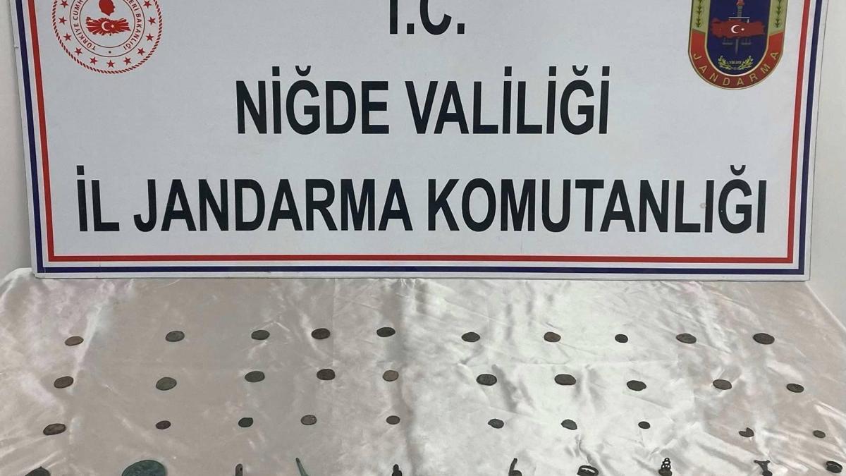 Niğde'de tarihi eser kaçakçılığı operasyonunda 1 z…