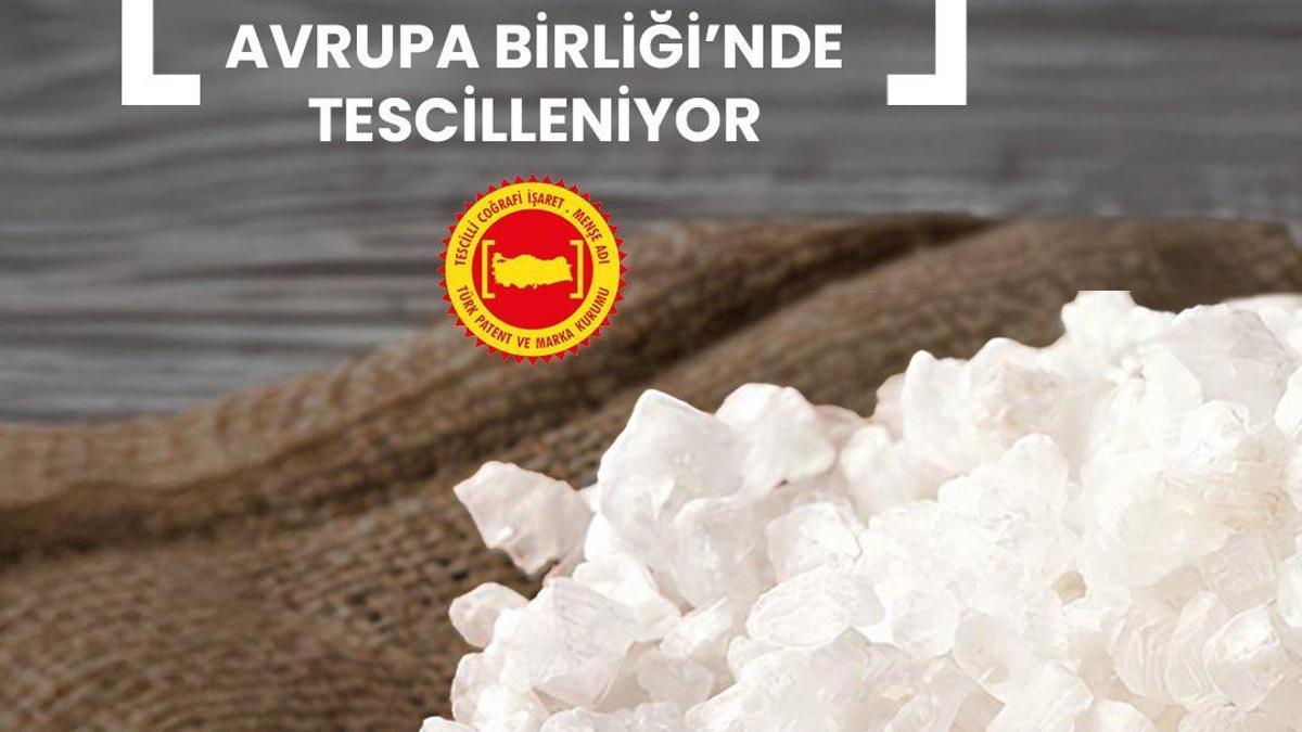 Delice doğal kaynak tuzunun tescili, AB'nin Resmi Gazetesi'nde yayımlandı