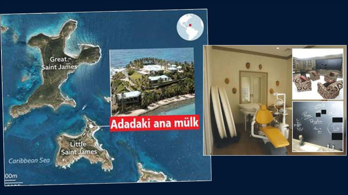 SON DAKİKA: Jeffrey Epstein'in sır adasından ilk görüntüler...