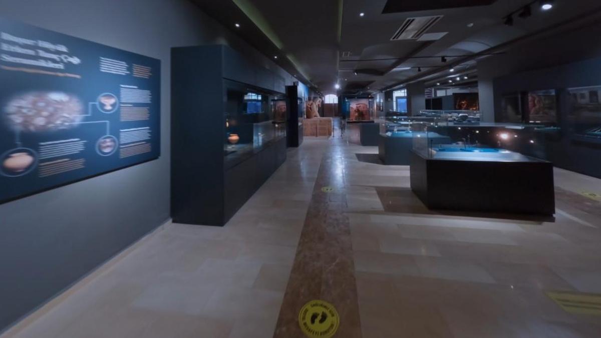 Hasankeyf Müzesi, dronla görüntülendi