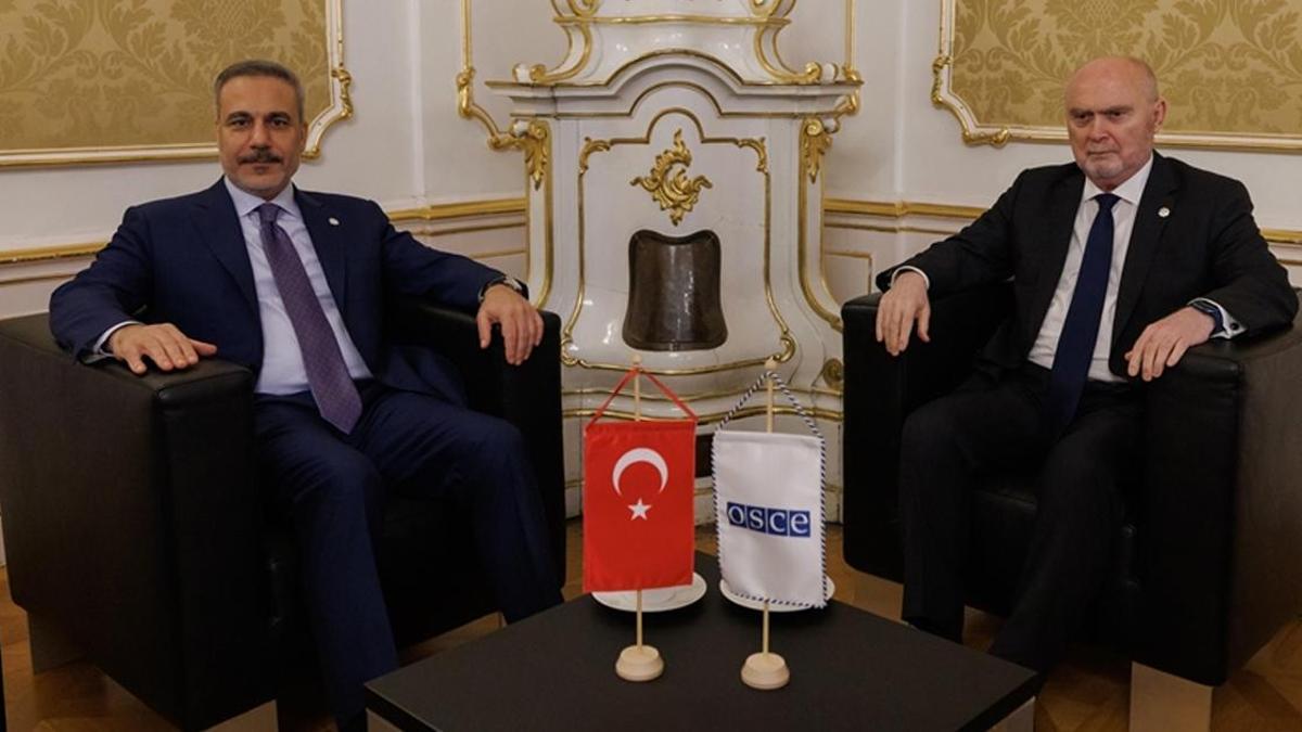 Dışişleri Bakanı Hakan Fidan, AGİT Genel Sekreteri Sinirlioğlu ile görüştü