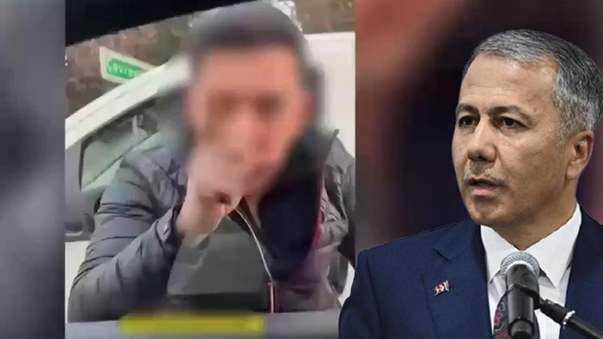 Bakan Yerlikaya duyurdu: Kadın sürücüye saldıran ş…