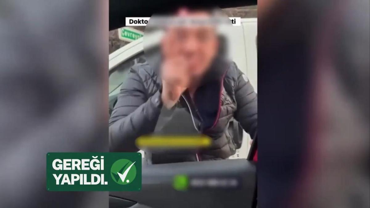 İstanbul'da kadın sürücüye saldıran kişi yakalandı
