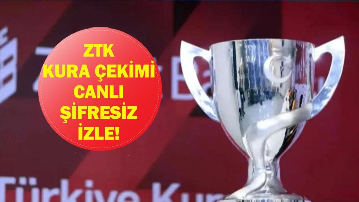 Türkiye Kupası Kurası Canlı & Şifresiz İzle! İşte Canlı Yayın Ekranı…