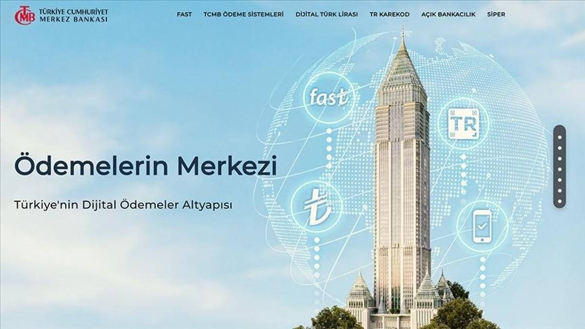 TCMB Ödemelerin Merkezi sitesini açtı: FAST, Dijital TL ve Karekod tek platformda