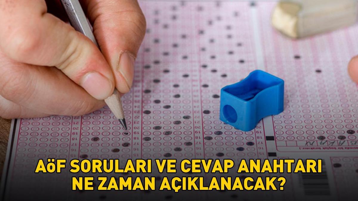 AÖF SINAV SORULARI VE CEVAP ANAHTARI 2025 | Güz dönemi AÖF ara sınavı soruları ve cevapları ne zaman açıklanacak?