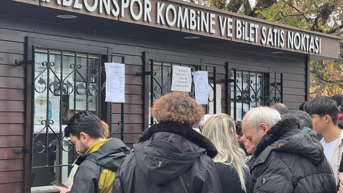 Trabzonspor - Beşiktaş maçı biletlerine yoğun ilgi