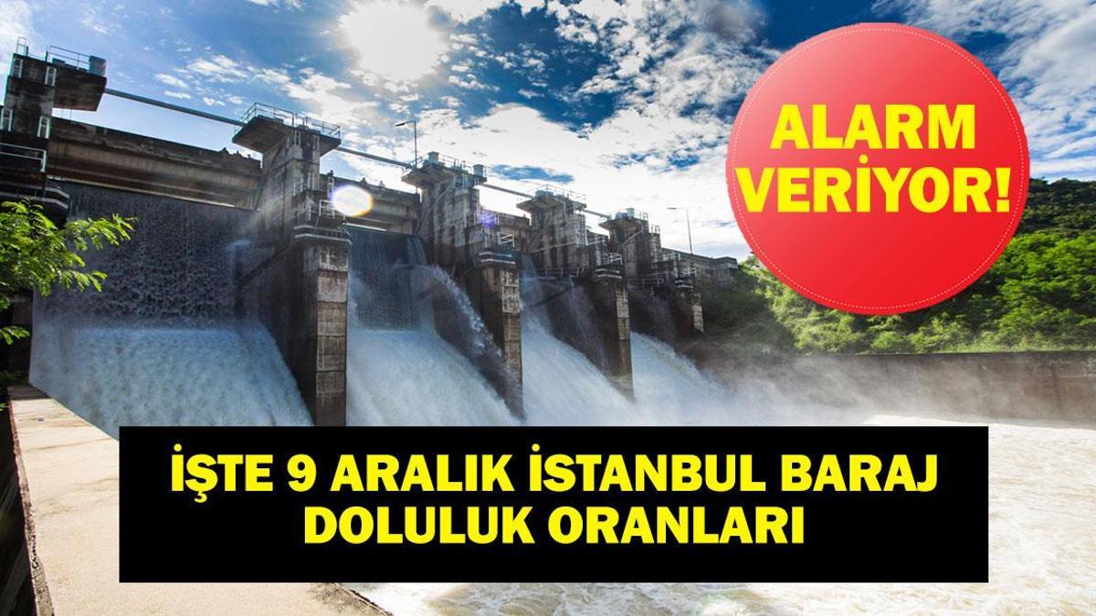 9 ARALIK 2025 İSTANBUL BARAJ DOLULUK ORANLARI: İstanbul Baraj Doluluk Oranları Aralık Ayında Ne Durumda? İşte İSKİ Verilerine Göre İstanbul Barajlarındaki Su Seviyesi...