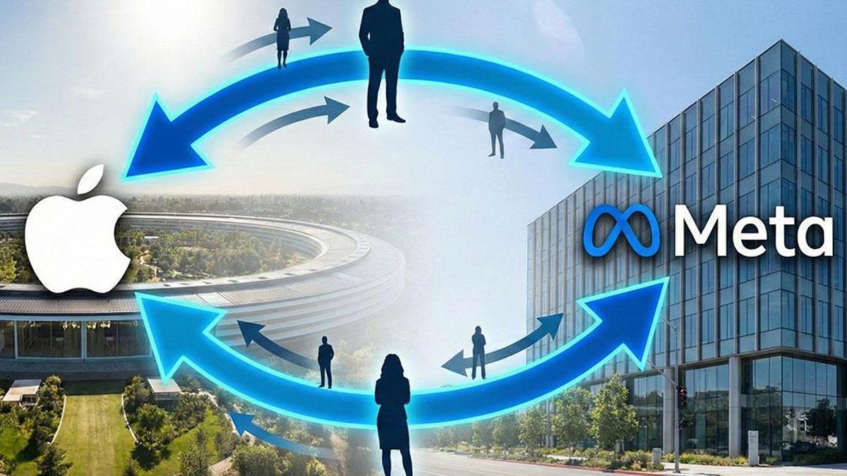 Teknoloji dünyasının iki devi arasında yönetici trafiği hızlandı