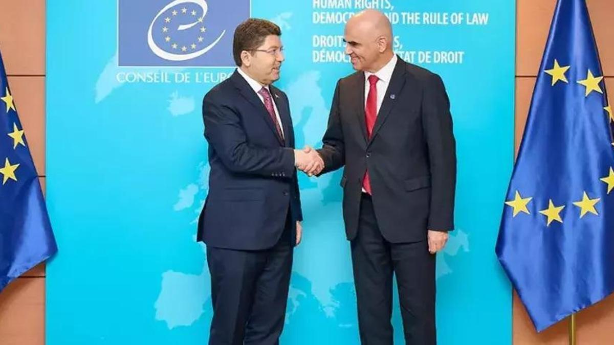 Bakan Tunç, Avrupa Konseyi Genel Sekreteri Berset ile görüştü