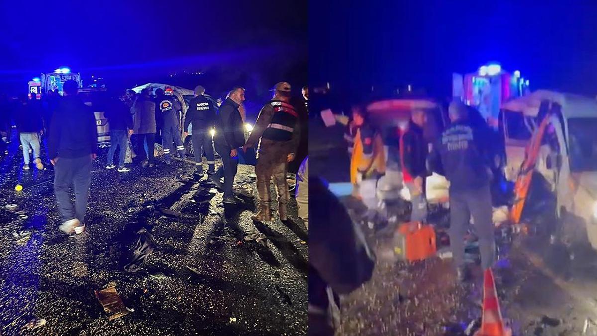 Mardin'de zincirleme kaza: 3 ölü, 6 yaralı
