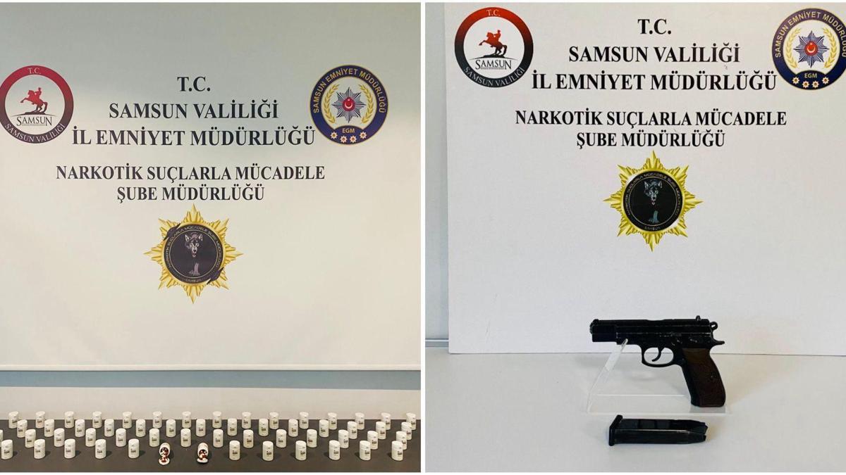 Samsun'da uyuşturucu operasyonunda 3 zanlı yakalandı