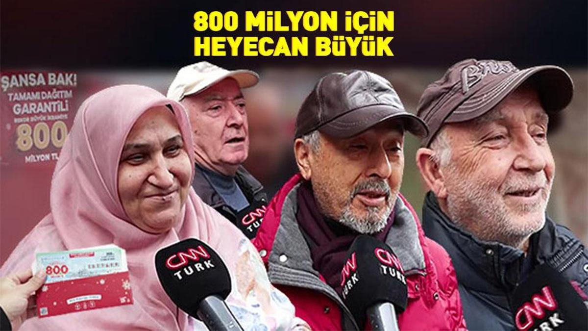Milli piyango çekilişi için geri sayım: 800 milyon için heyecan büyük
