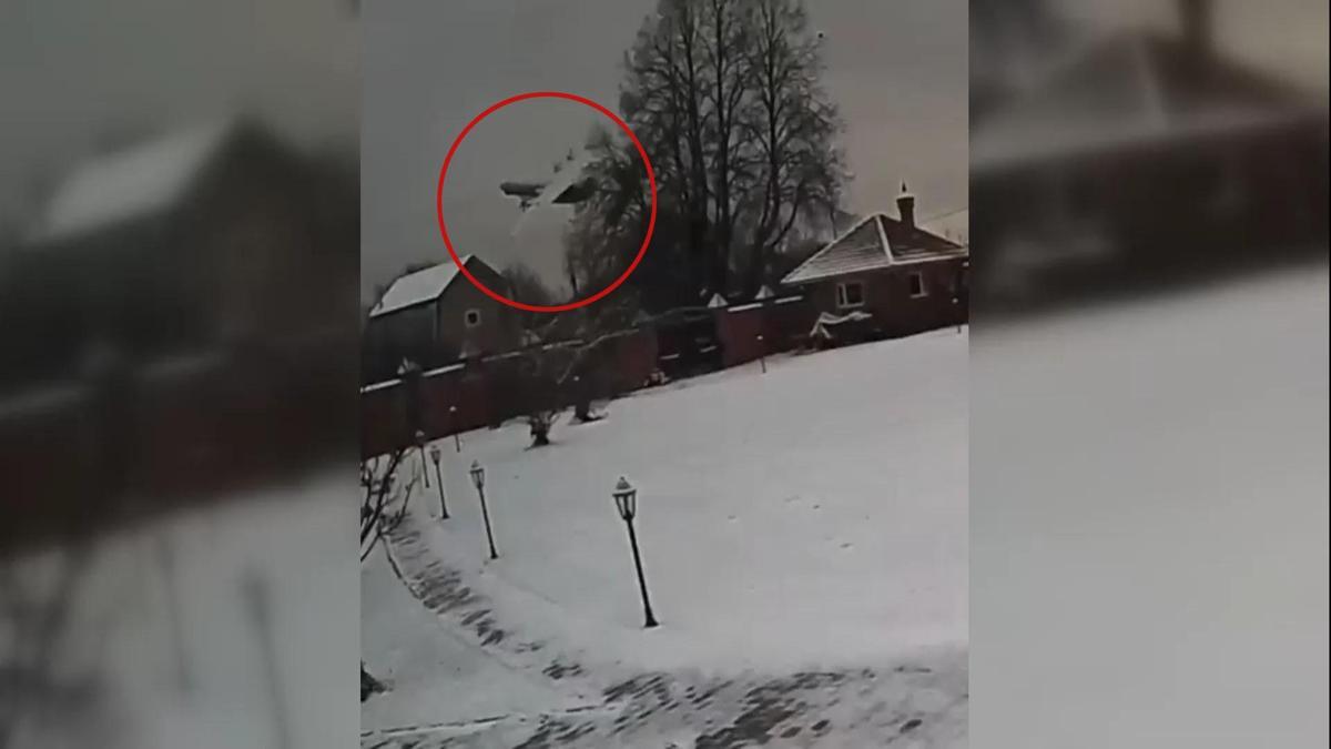Rusya’da faciaya ait görüntüler ortaya çıktı: Nakliye uçağı böyle düştü