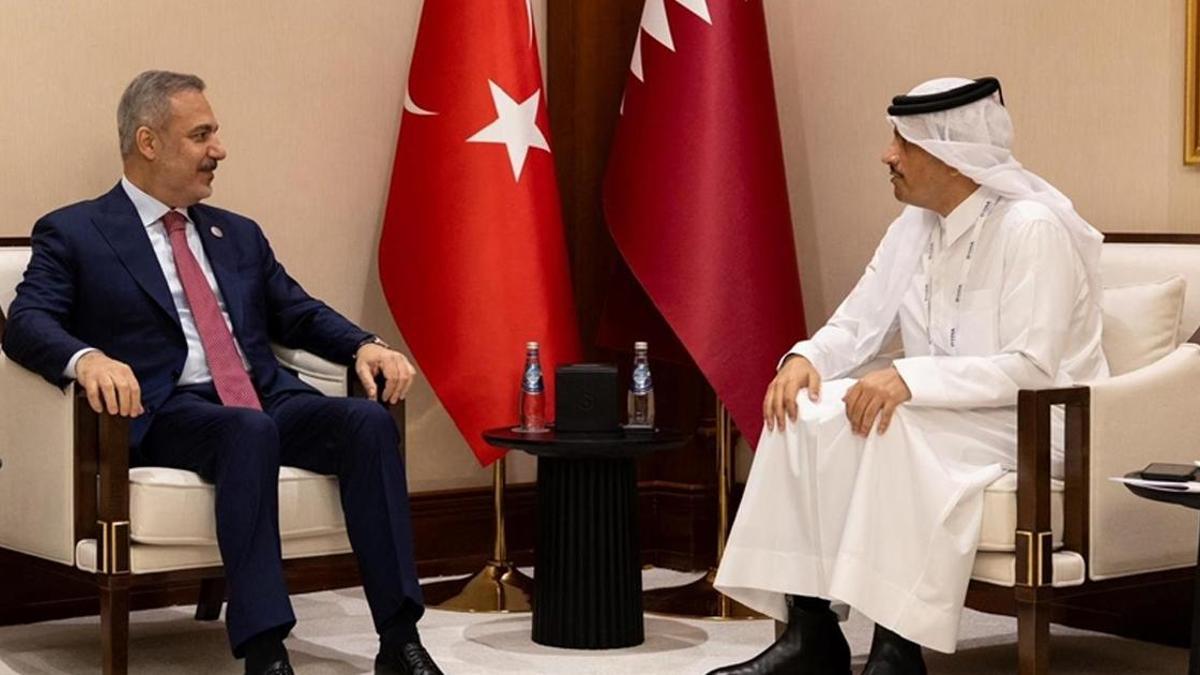 Dışişleri Bakanı Hakan Fidan, Katar Başbakanı ile Gazze'yi görüştü