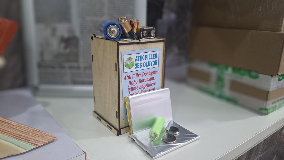 Atık piller işitme engellilere ses oluyor