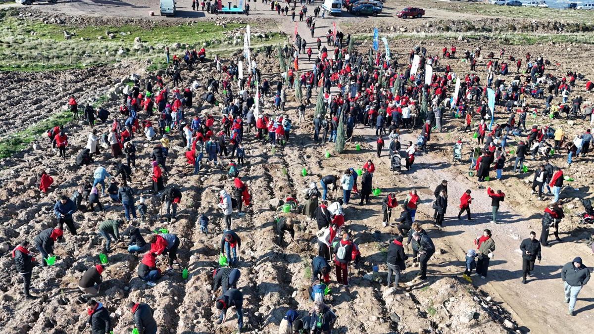 Menemen Belediyesi'nden  fidan dikme etkinliği