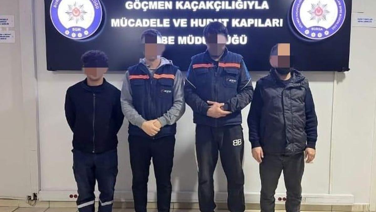 Bursada düzensiz göçmen denetimi; 3 bin 794 kişi sorgulandı