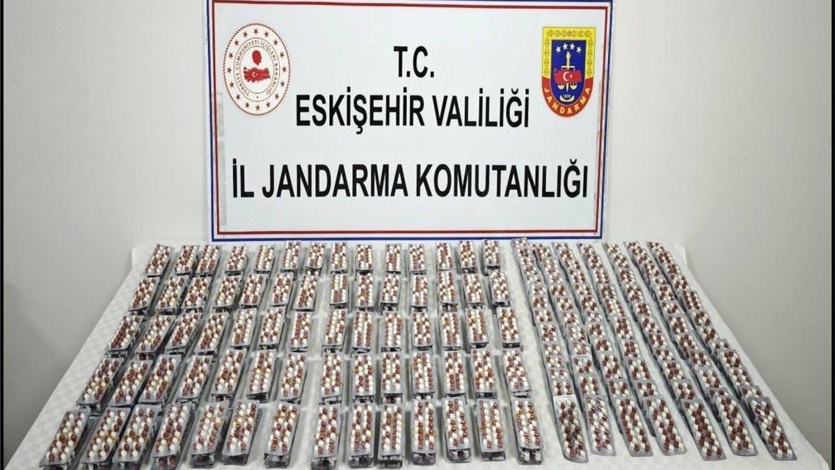 Eskişehir’de 5 bin 488 uyuşturucu hap ele geçirildi