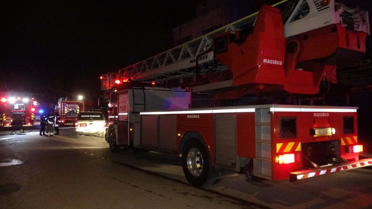 Konya'da patlamanın ardından çıkan yangında bedensel engelli öldü