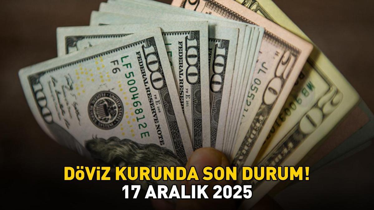 DOLAR VE EURO ALIŞ - SATIŞ FİYATINDA SON DURUM 17 ARALIK 2025 | Dolar ne kadar, euro kaç TL? Döviz kuru canlı takip ekranı