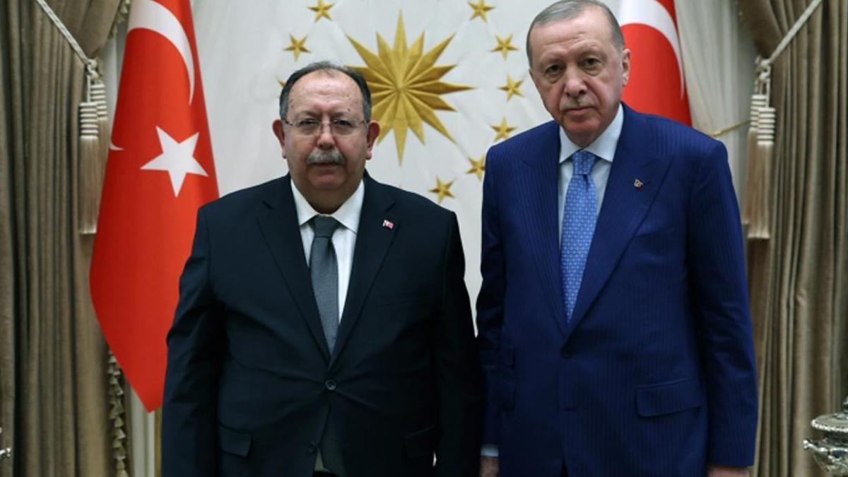 Cumhurbaşkanı Erdoğan, YSK Başkanı Yener'i kabul etti
